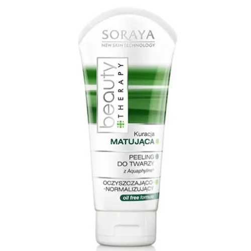 Soraya Beauty Therapy, Kuracja Matująca, Peeling do twarzy oczyszczająco - normalizujący