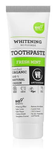 Urtekram Fresh Mint Whitening o Fluoride Toothpaste (Wybielająca pasta do zębów bez fluoru) - 2