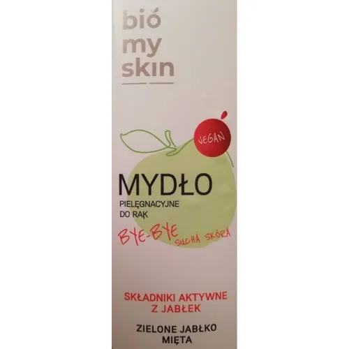 Bio My Skin Mydło pielęgnacyjne do rąk `Zielone jabłko i mięta`