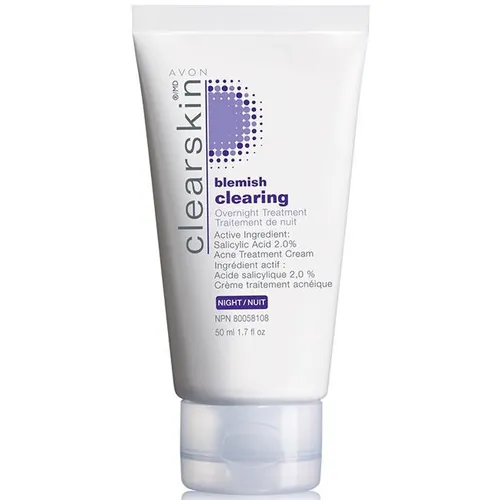 Avon Clearskin, Blemish Clearing Overnight Treatment (Kuracja z kwasem salicylowym na noc)