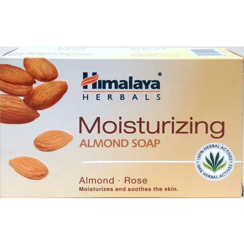 Himalaya Herbals Moisturizing Almond Soap (Nawilżające mydło w kostce `Migdał`)