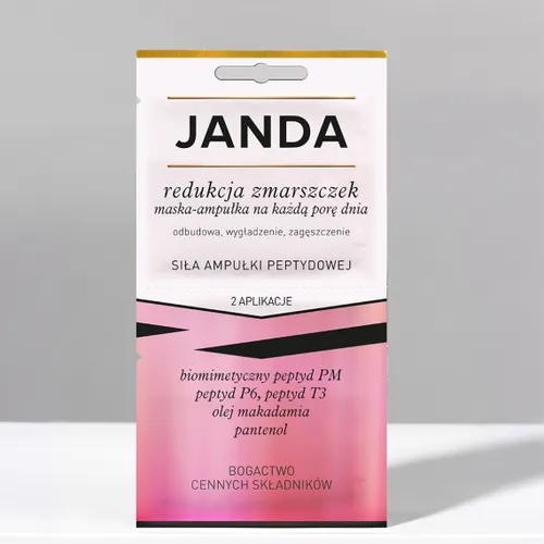 Janda Siła Ampułki Peptydowej, Maska-ampułka na każdą porę dnia `Redukcja zmarszczek` - 1