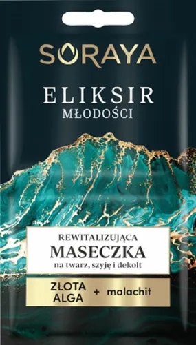 Soraya Eliksir Młodości, Rewitalizująca maseczka na twarz, szyję i dekolt