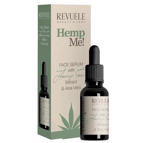 Revuele Hemp Me!, Facial Serum with Hemp Seed Extract & Aloe Vera (Serum to twarzy)