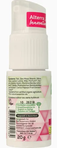 Alterra Volumen-und Stylingpuder Bio-Papaya & bio-Bambus (Puder do stylizacji włosów `Bio-papaja & bio-babmbus)`) - 2