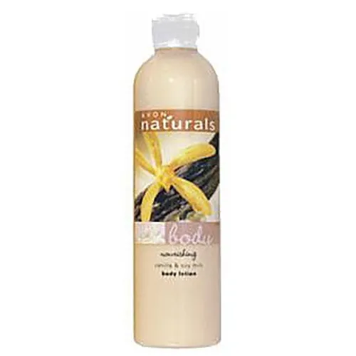 Avon Naturals, Vanilla & Soy Milk, Nourishing Body Lotion (Odżywczy balsam do ciała `Wanilia i mleczko sojowe`)
