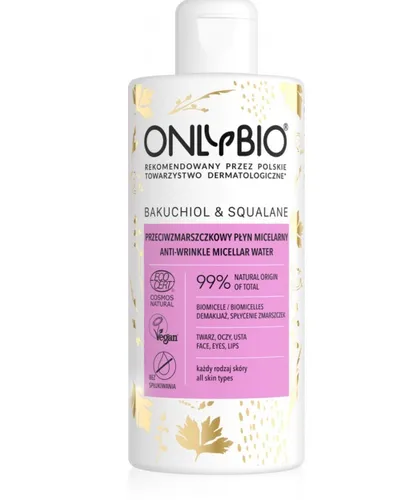 OnlyBio Przeciwzmarszczkowy płyn micelarny `Bakuchiol & Skwalan`