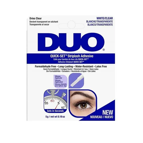 Ardell Lashes Duo Quick-Set Striplash Adhesive - White/Clear (Klej do sztucznych rzęs)