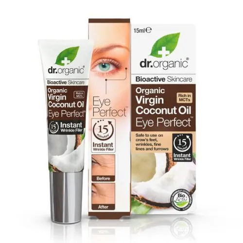 Dr.Organic Organic Virgin Coconut Oil Eye Perfect (Organiczne serum pod oczy z olejem kokosowym)