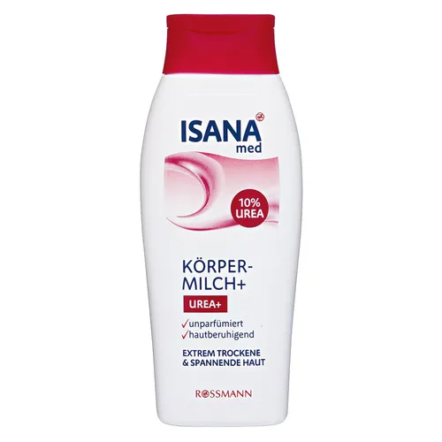 Isana Med, Urea+ Korpermilch (Mleczko do ciała do wyjątkowo suchej i napiętej skóry z mocznikiem 10% (stara wersja)) - 2