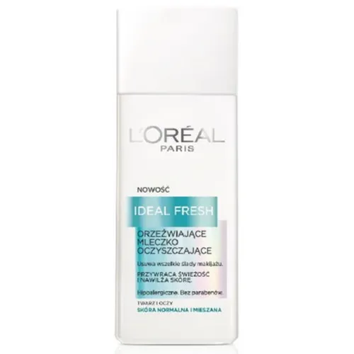 L'Oreal Paris Ideal Fresh, Orzeźwiające mleczko oczyszczające