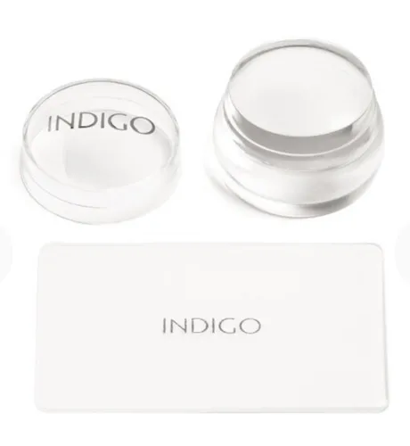 Indigo Nails Lab Silikonowy stempel i skrobak
