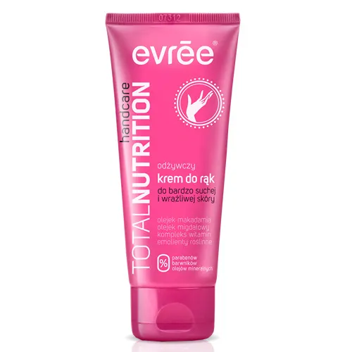 Evree Hand Care Total Nutrition, Odżywczy krem do rąk