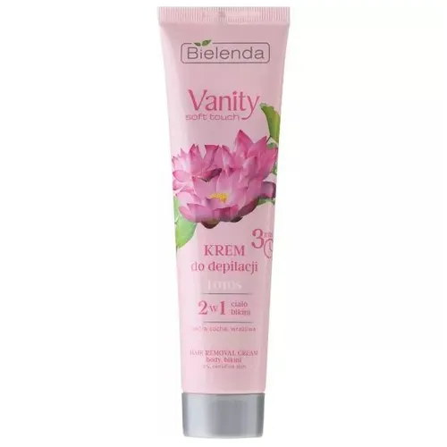 Bielenda Vanity Soft Touch, Krem do depilacji 2 w 1 `Lotos`