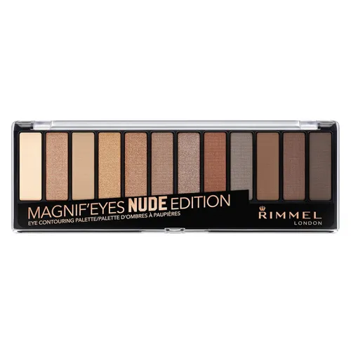Rimmel Magnif'Eyes Nude Edition, Eye Contouring Palette (Paleta 12 cieni do powiek)
