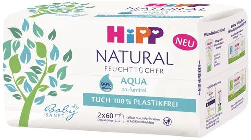 HiPP Babysanft Feuchttücher Natural Aqua (Chusteczki pielęgnacyjne)