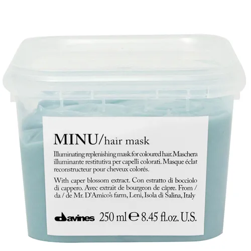 Davines MINU Hair Mask (Rozświetlająca maska do włosów farbowanych)
