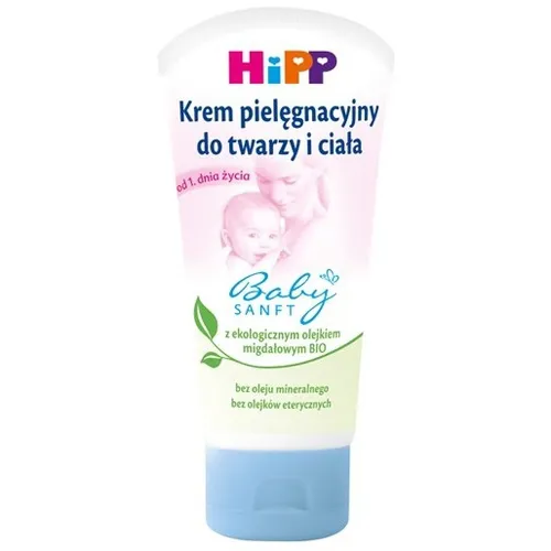 HiPP Babysanft, Krem pielęgnacyjny do twarzy i ciała (nowa wersja) - 2