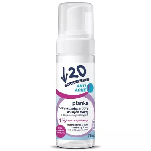 Under Twenty Anti Acne, Pianka oczyszczająca pory do mycia twarzy