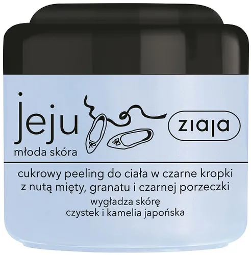 Ziaja Jeju, Cukrowy peeling do ciała w czarne kropki