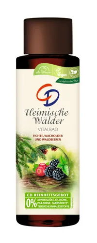 CD Vitalbad Heimische Walder Fichte Wacholder und Waldbeeren (Orzeźwiający płyn do kąpieli `Letni las`)