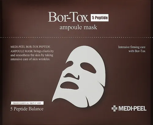 Medi Peel Peptide-Tox, Bor Ampoule Mask (Maska w płacie do twarzy)