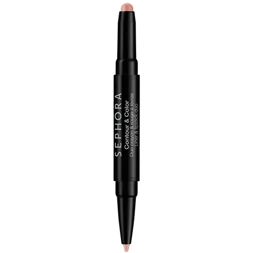 Sephora Contour & Color, Duo Crayon et Rouge à Lèvres (Konturówka i pomadka 2 w 1/ Dwustronna kredka do ust) - 1