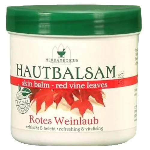 Herbamedicus Rotes Weinlaub Balsam (Maśc do stóp z wyciągiem z liści czerwonych winogron)