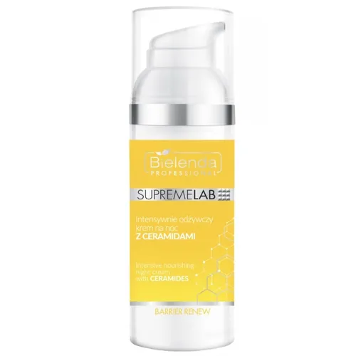 Bielenda Professional SUPREMELAB Barrier Renew, Intensywnie odżywczy krem na noc z ceramidami