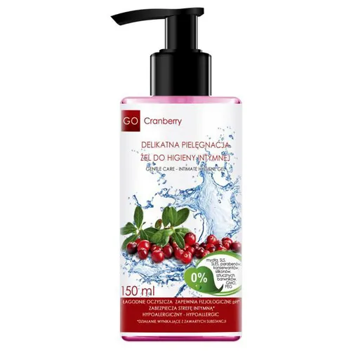 Go Cranberry Żel do higieny intymnej `Delikatna pielęgnacja`
