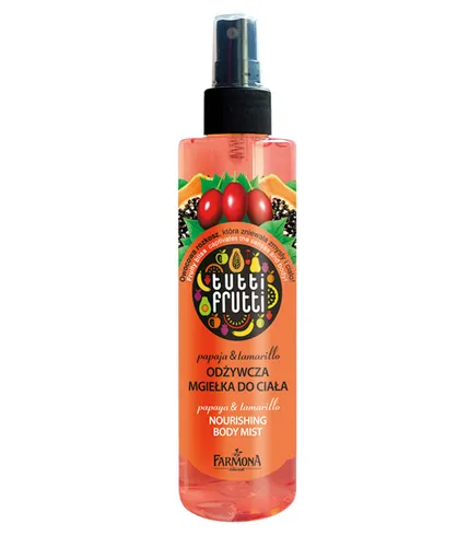 Tutti Frutti Odżywcza mgiełka do ciała `Papaja i tamarillo`
