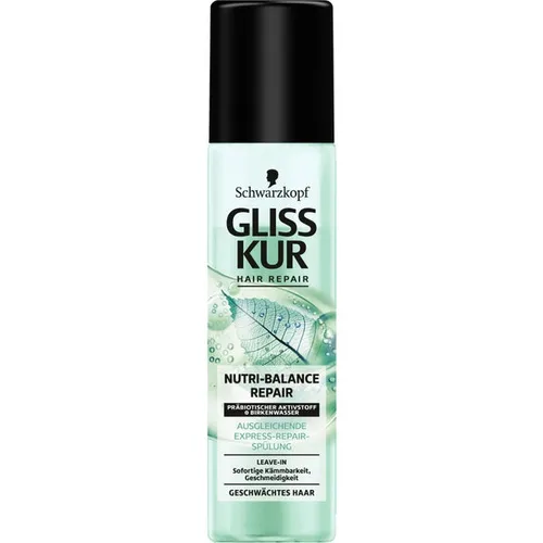 Schwarzkopf Gliss Nutri-Balance Repair, Ekspresowa odżywka prebiotyczna do włosów osłabionych