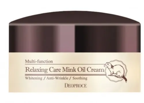 Deoproce Multi-funtion Relaxing Care Mink Oil Cream (Krem regenerująco - odżywczy z tłuszczem z norek)
