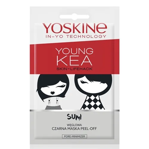 Yoskine Young Kea Skin Life-hack, Węglowa czarna maska peel-off