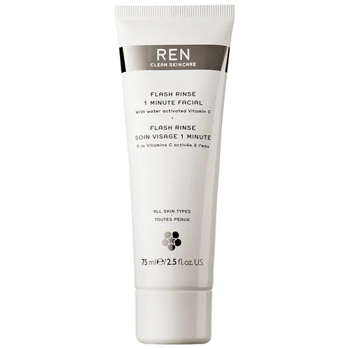 REN Flash Rinse, 1 Minute Facial (Błyskawiczna terapia z witaminą C)