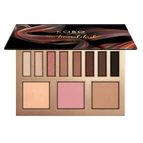Kobo Professional So Beautiful Eyeshadow Palette (Paleta do makijażu twarzy i oczu) - 1