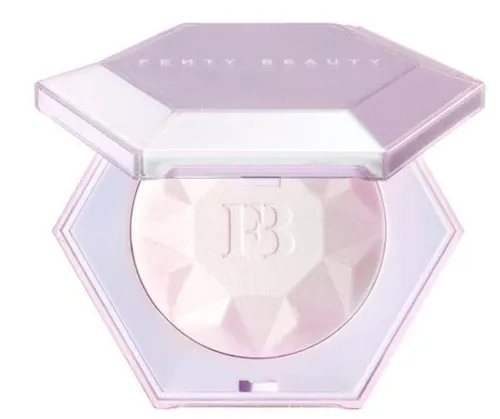 Fenty Beauty by Rihanna Diamond Bomb II, All-over Diamond Veil (Holograficzno-różowy rozświetlacz)