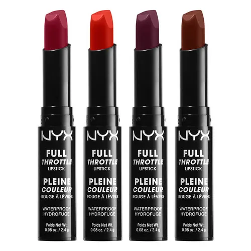 NYX Professional Makeup Full Throttle Lipstick (Matowa pomadka do ust)