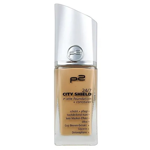 P2 Cosmetics 24/7 City Shield, Matte Foundation & cCncealer (Matowy podkład i korektor)