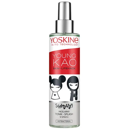 Yoskine Young Kao, Skin - Lifehack Shibuki, Micelarny tonik - splash w sprayu