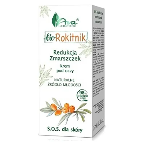 Laboratorium Kosmetyczne AVA Bio Rokitnik, Krem pod oczy `Redukcja zmarszczek`