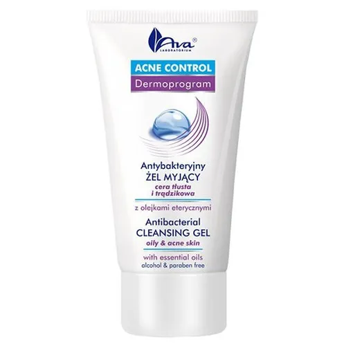 Laboratorium Kosmetyczne AVA Acne Control, Antybakteryjny żel myjący