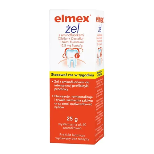 Elmex Żel z aminofluorkiem 1,25% F