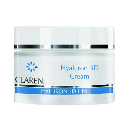 Clarena Hyaluron 3D Line, Hyaluron 3D Cream (Ultra-nawilżający krem z 3 rodzajami kwasu hialuronowego) - 2