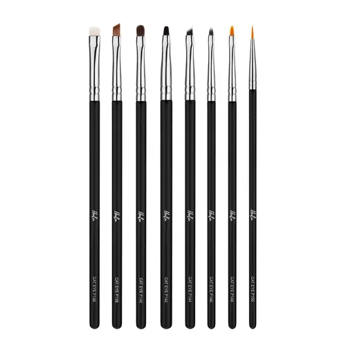 Hulu Perfect Cat Eye, Zestaw pędzli do makijażu oczu