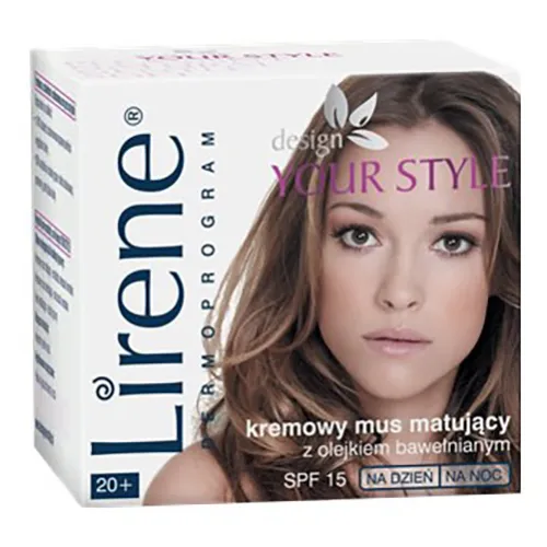 Lirene Dermoprogram Design Your Style, Kremowy mus matujący z olejkiem bawełnianym (stara wersja)