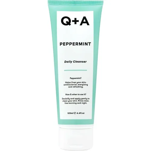 Q+A Peppermint Daily Cleanser (Oczyszczający żel do mycia twarzy z miętą pieprzową)