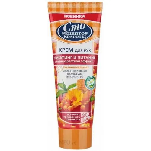 Unilever Kalina Sto Receptur Piękna, Krem do rąk