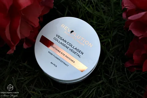 Revolution Skincare Rose Gold Vegan (Wegańskie łagodzące płatki kolagenowe pod oczy) - 1