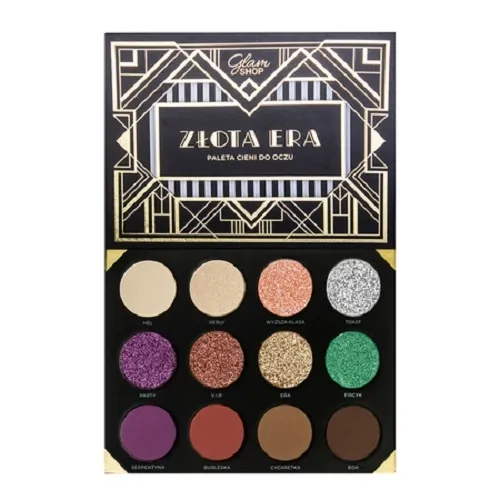 Glam Shop GlamBOX, Złota Era, Paleta cieni do powiek